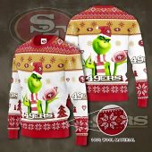San Francisco 49ers Grinch Santa Snowman Ugly Christmas Sweater