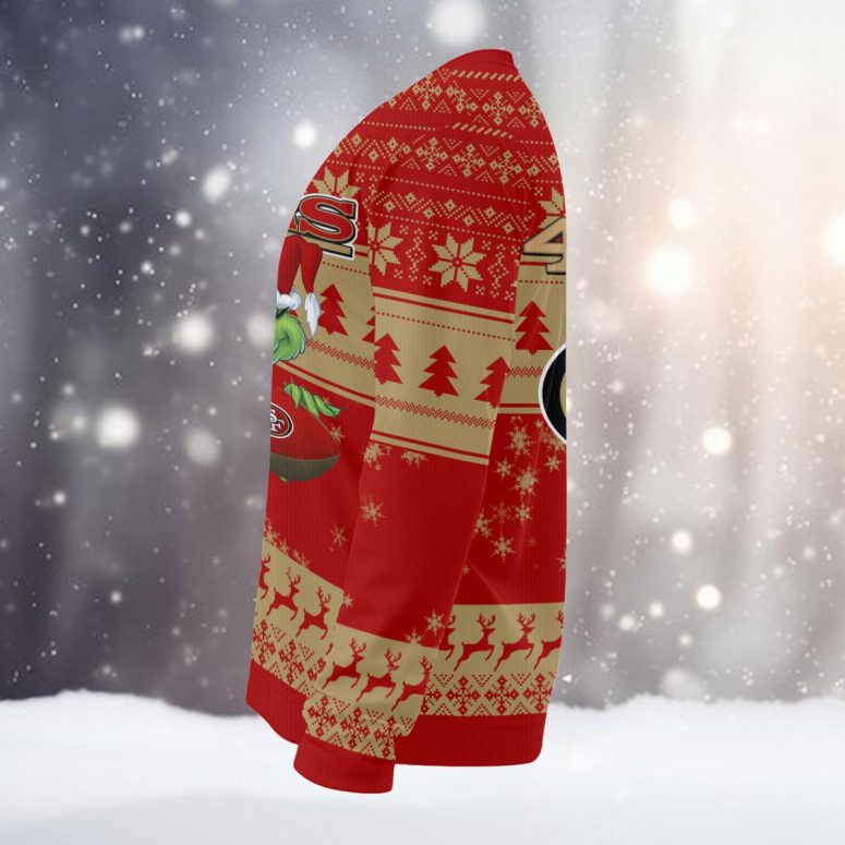 San Francisco 49ers Grinch Stolen Ugly Christmas Sweater