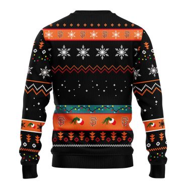 San Francisco Giants 12 Grinch Xmas Day Ugly Christmas Sweater