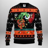 San Francisco Giants Grinch Hand Ugly Christmas Sweater