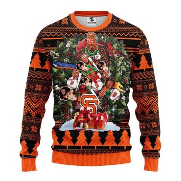 San Francisco Giants Tree Ugly Christmas Sweater