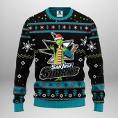 San Jose Sharks Funny Grinch Ugly Christmas Sweater - TeeUgly