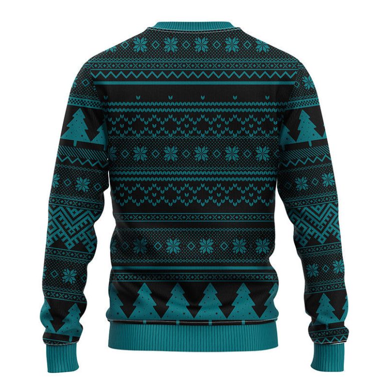 San Jose Sharks Grinch Hug Ugly Christmas Sweater