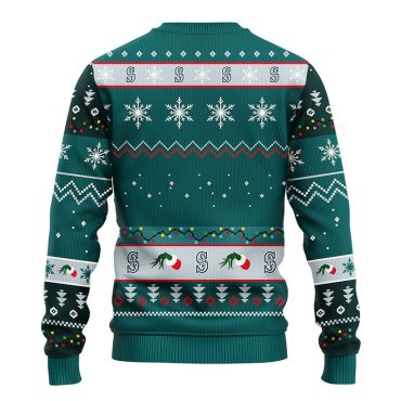 Seattle Mariners 12 Grinch Xmas Day Ugly Christmas Sweater