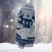 Seattle Seahawks Grinch Stolen Ugly Christmas Sweater Left - TeeUgly