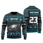 Seattle Seahawks Gucci Style Ugly Christmas Sweater
