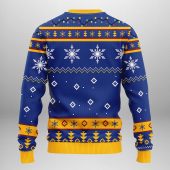 St Louis Blues Funny Grinch Ugly Christmas Sweater Back - TeeUgly