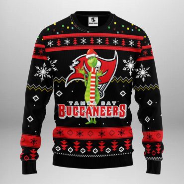 Tampa Bay Buccaneers Funny Grinch Ugly Christmas Sweater