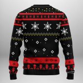 Tampa Bay Buccaneers Funny Grinch Ugly Christmas Sweater Back - TeeUgly