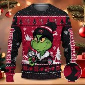 Tampa Bay Buccaneers Grinch Coffee Holiday Ugly Christmas Sweater