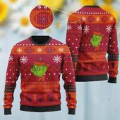 Tampa Bay Buccaneers Grinch Red Holiday Ugly Christmas Sweater