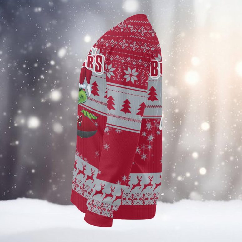 Tampa Bay Buccaneers Grinch Stolen Ugly Christmas Sweater