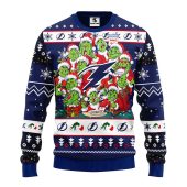 Tampa Bay Lightning 12 Grinch Xmas Day Ugly Christmas Sweater - TeeUgly