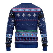Tennessee Titans 12 Grinch Xmas Day Ugly Christmas Sweater Back - TeeUgly