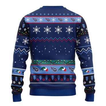 Tennessee Titans 12 Grinch Xmas Day Ugly Christmas Sweater