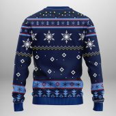 Tennessee Titans Funny Grinch Ugly Christmas Sweater Back - TeeUgly