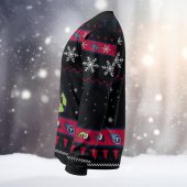 Tennessee Titans Grinch Football Snowfall Ugly Christmas Sweater Left - TeeUgly