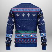 Tennessee Titans Grinch Hand Ugly Christmas Sweater Back - TeeUgly