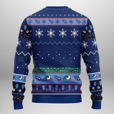 Tennessee Titans Grinch Hand Ugly Christmas Sweater