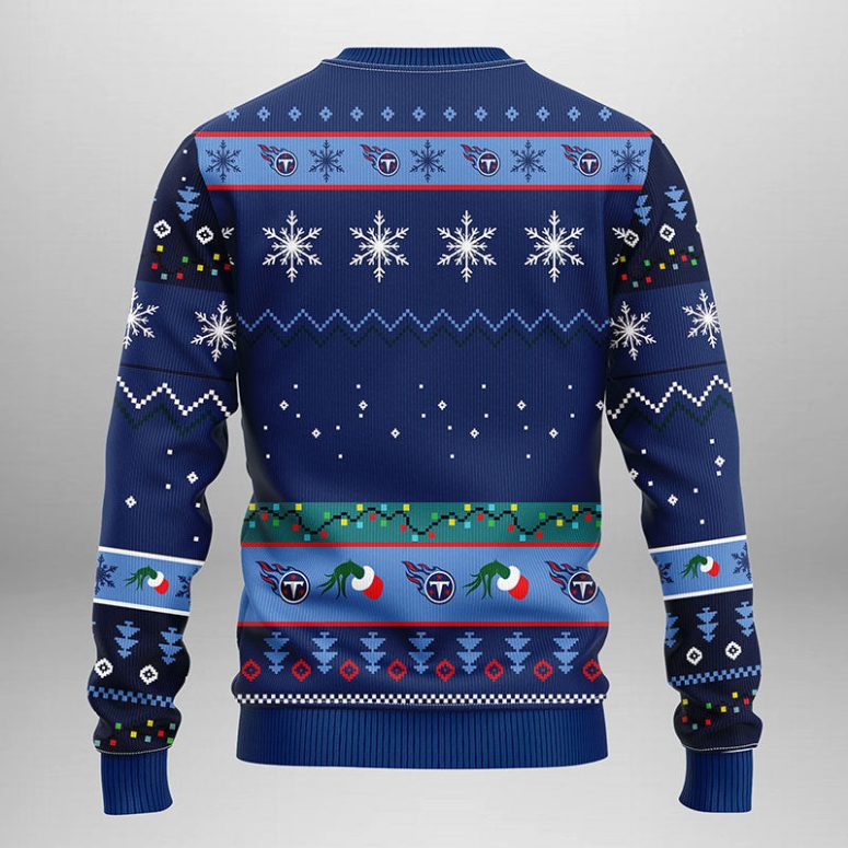 Tennessee Titans Grinch Hand Ugly Christmas Sweater