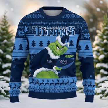 Tennessee Titans Grinch Stolen Ugly Christmas Sweater