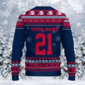 Tennessee Titans Mickey Mouse Santa Ugly Christmas Sweater Back - TeeUgly