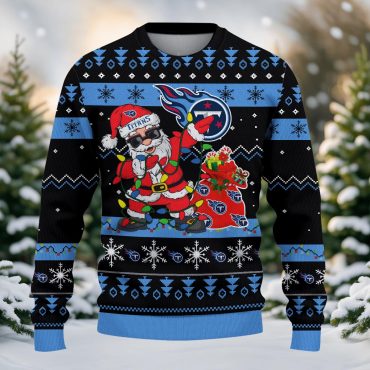 Tennessee Titans Santa Claus Ugly Christmas Sweater