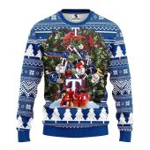 Texas Rangers Christmas Tree Extravaganza Ugly Christmas Sweater
