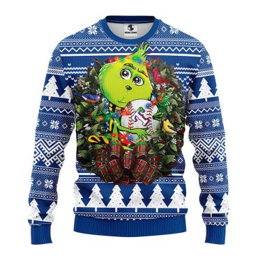 Texas Rangers Grinch Hug Ugly Christmas Sweater