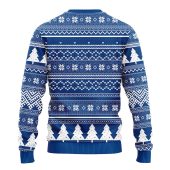 Texas Rangers Grinch Hug Ugly Christmas Sweater Back - TeeUgly