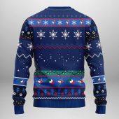 Toronto Blue Jays Grinch Hand Ugly Christmas Sweater Back - TeeUgly