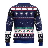 Toronto Maple Leafs 12 Grinch Xmas Day Ugly Christmas Sweater Back - TeeUgly