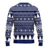 Toronto Maple Leafs Grinch Hug Ugly Christmas Sweater Back - TeeUgly