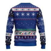 Vancouver Canucks 12 Grinch Xmas Day Ugly Christmas Sweater Back - TeeUgly