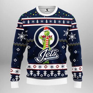 Vancouver Canucks Funny Grinch Ugly Christmas Sweater
