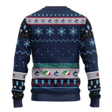 Vancouver Canucks Grinch Hand Ugly Christmas Sweater