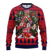 Washington Nationals Big Tree Ugly Christmas Sweater