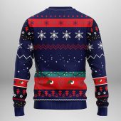 Washington Nationals Grinch Hand Ugly Christmas Sweater Bạc - TeeUgly