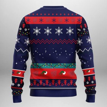 Washington Nationals Grinch Hand Ugly Christmas Sweater