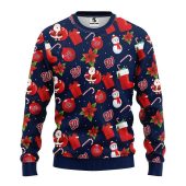 Washington Nationals Santa Claus Snowman Ugly Christmas Sweater