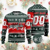 Washington Capitals Reindeer Snowflake Ugly Christmas Sweater